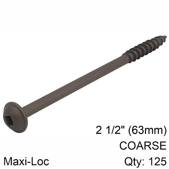 KREG Hd Protec Kote Pocket Hole Screws 64mm 2.50" #14 Coarse Thread Mx